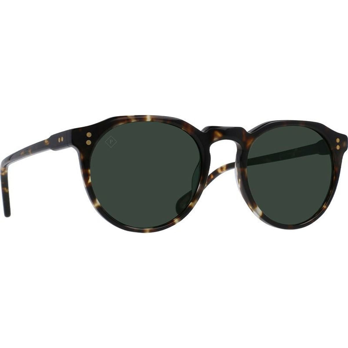 Remmy Sunglasses Brindle Tortoise/Green Polarized