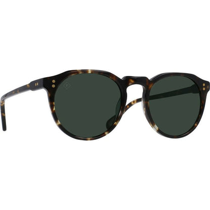 Remmy Sunglasses Brindle Tortoise/Green Polarized