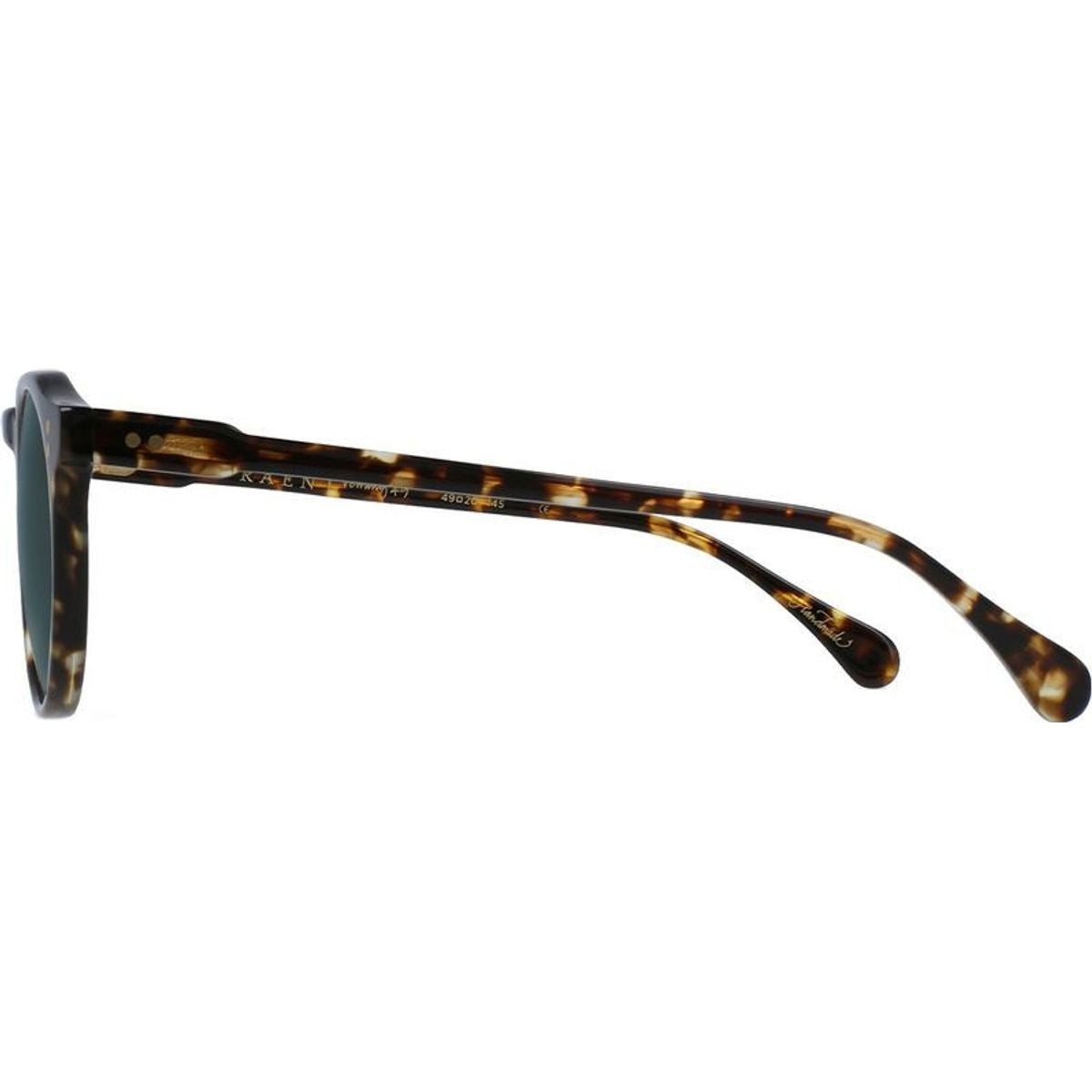 Remmy Sunglasses Brindle Tortoise/Green Polarized