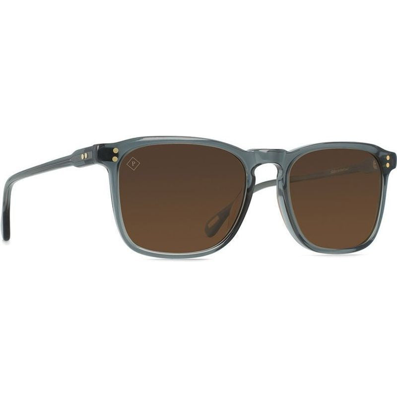 Wiley Sunglasses Slate Crystal/Vibrant Brown Polarised Lenses