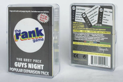 The Rank Game Expansion & Standalone Pack: Guys Night