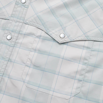 Open Country Tech Shirt - Braden Plaid: Chalk