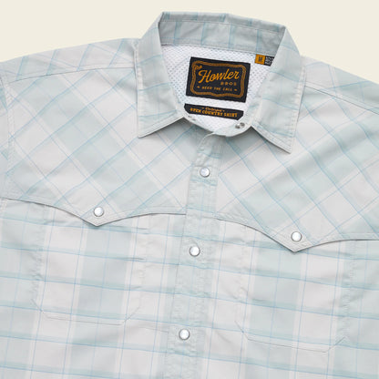 Open Country Tech Shirt - Braden Plaid: Chalk