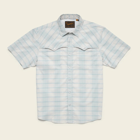 Open Country Tech Shirt - Braden Plaid: Chalk