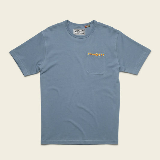 Spectrum Pocket Tee : Mirage Blue