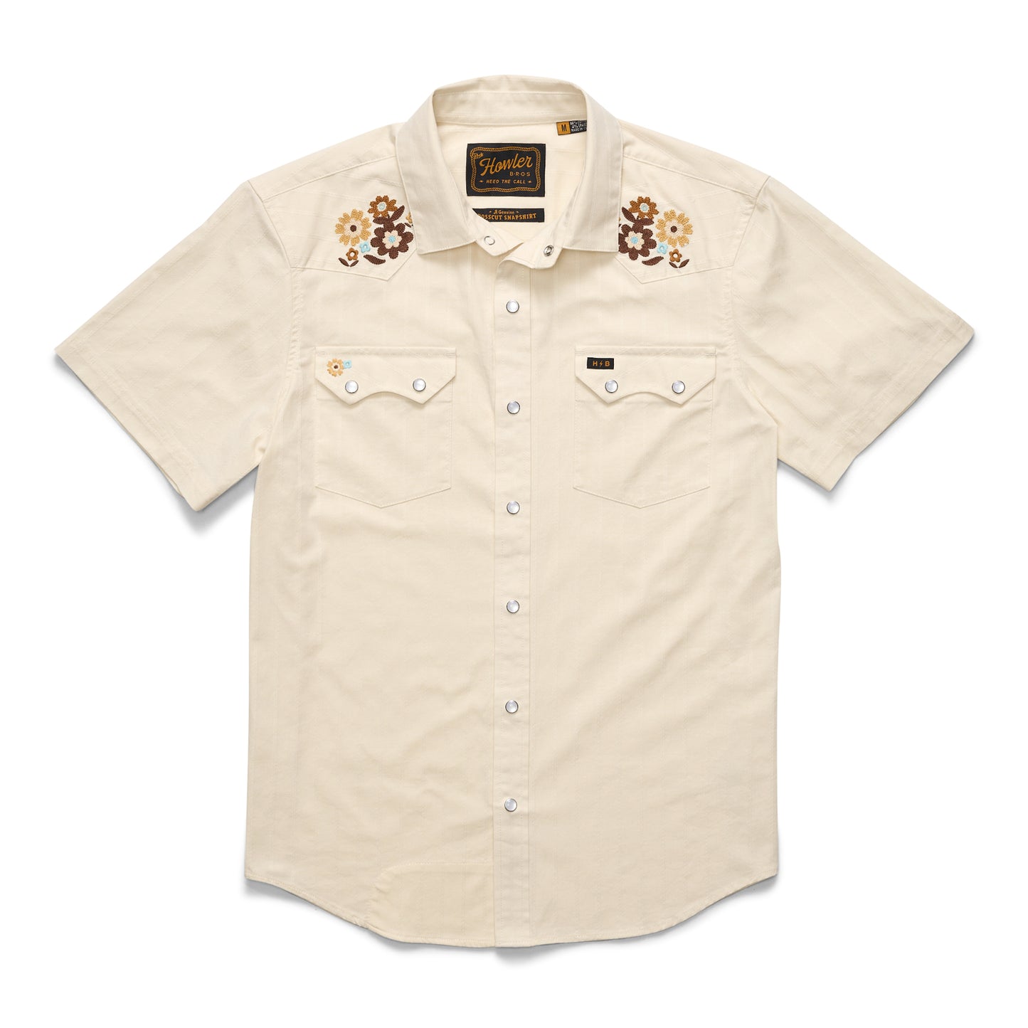 Crosscut Deluxe Snapshirt - Flower Power