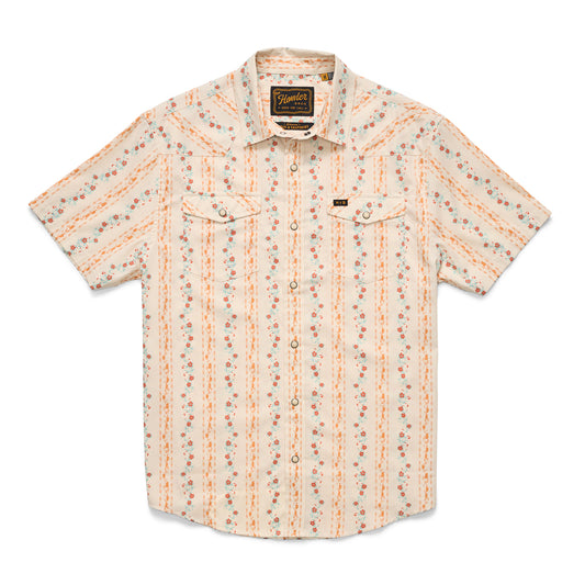 H Bar B Snapshirt - Hibiscus Ribbons