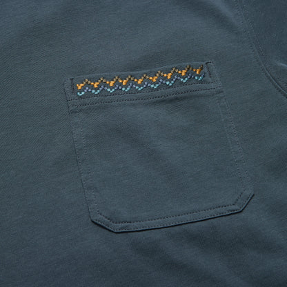 Spectrum Pocket Tee : Dark Slate