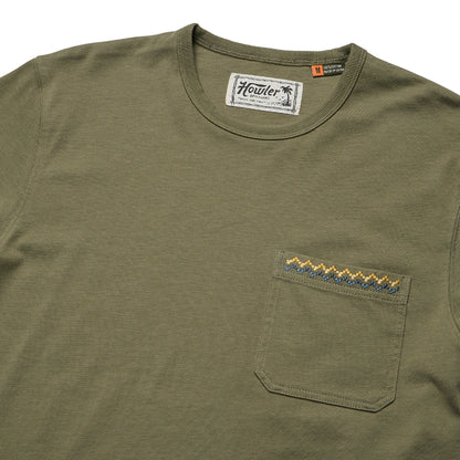 Spectrum Pocket Tee : Lichen Green