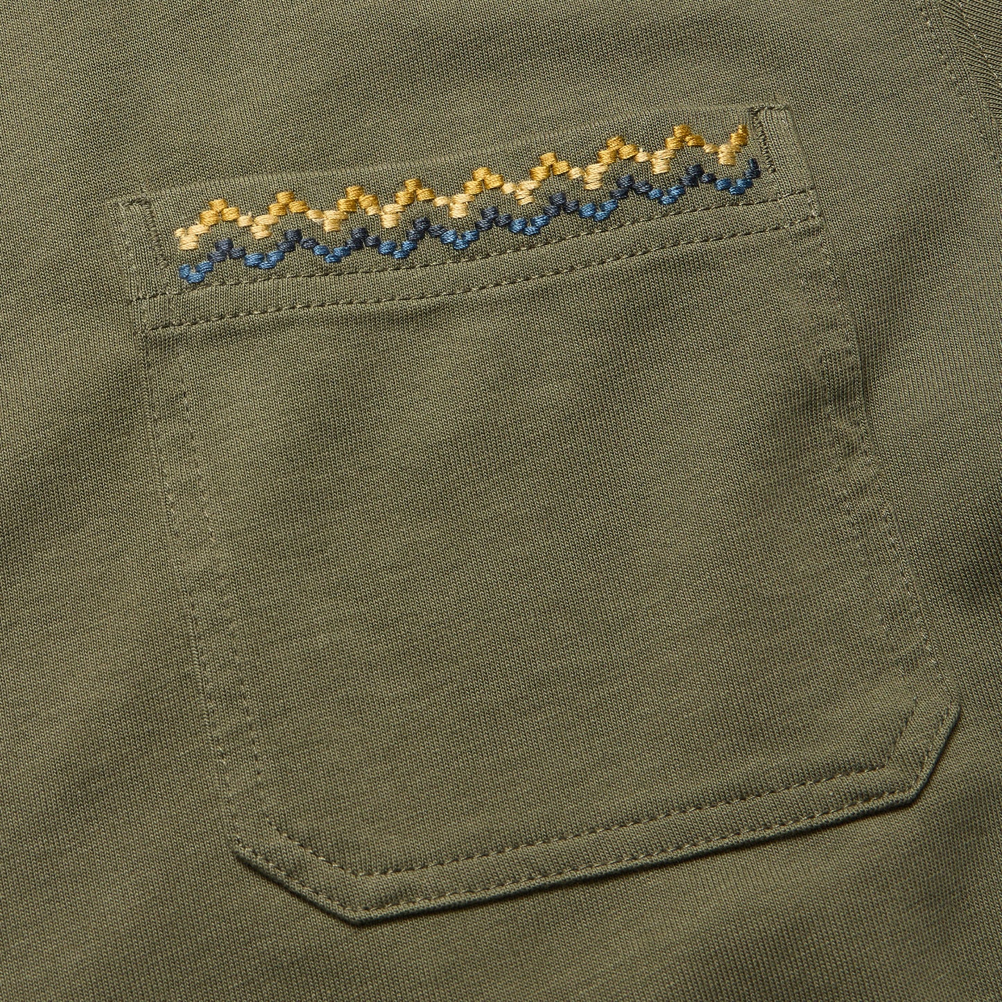 Spectrum Pocket Tee : Lichen Green