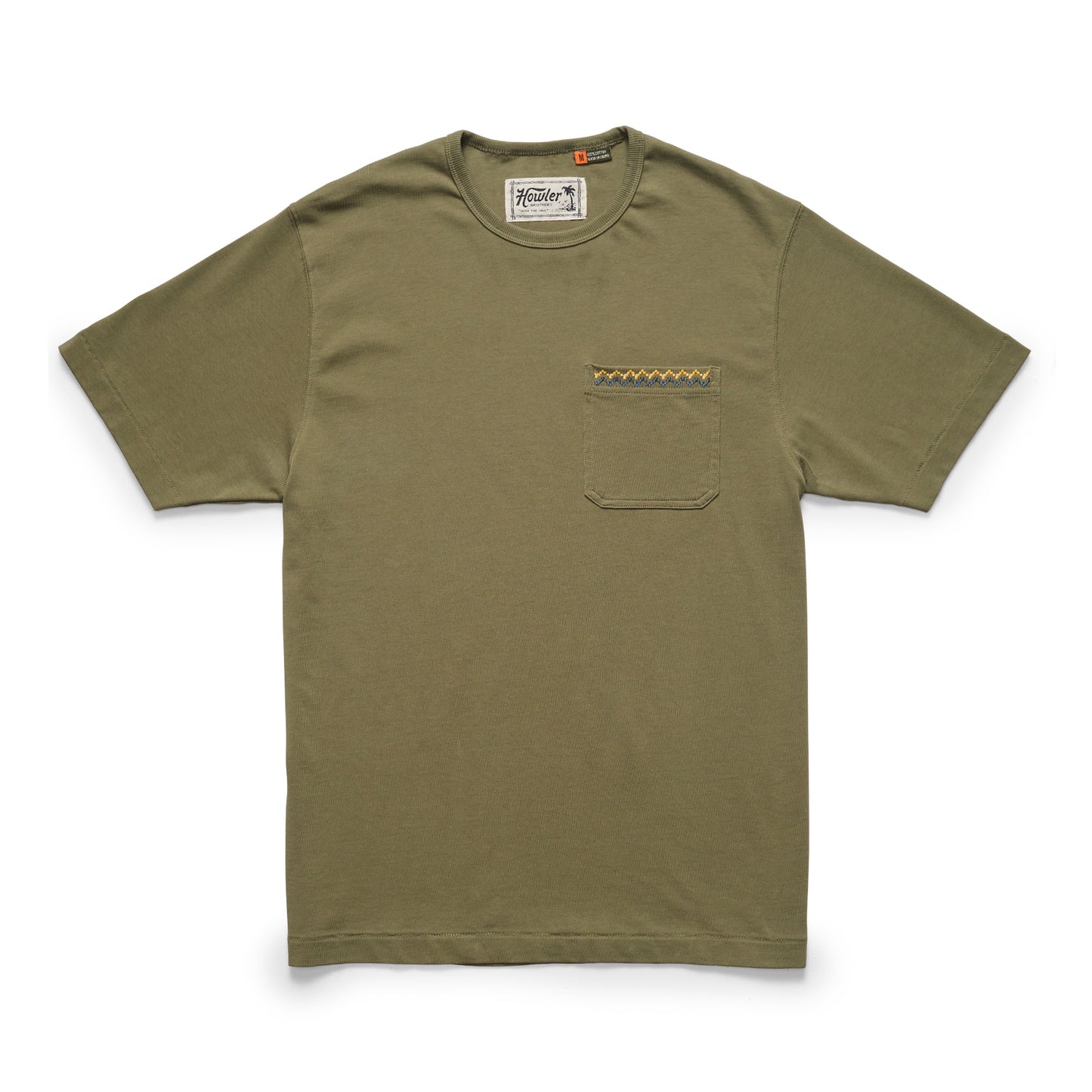 Spectrum Pocket Tee : Lichen Green