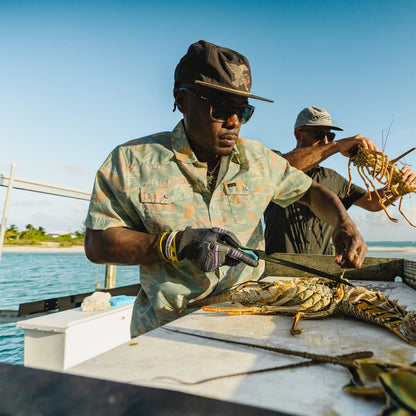 H Bar B Snapshirt - Dreamland - Seafoam