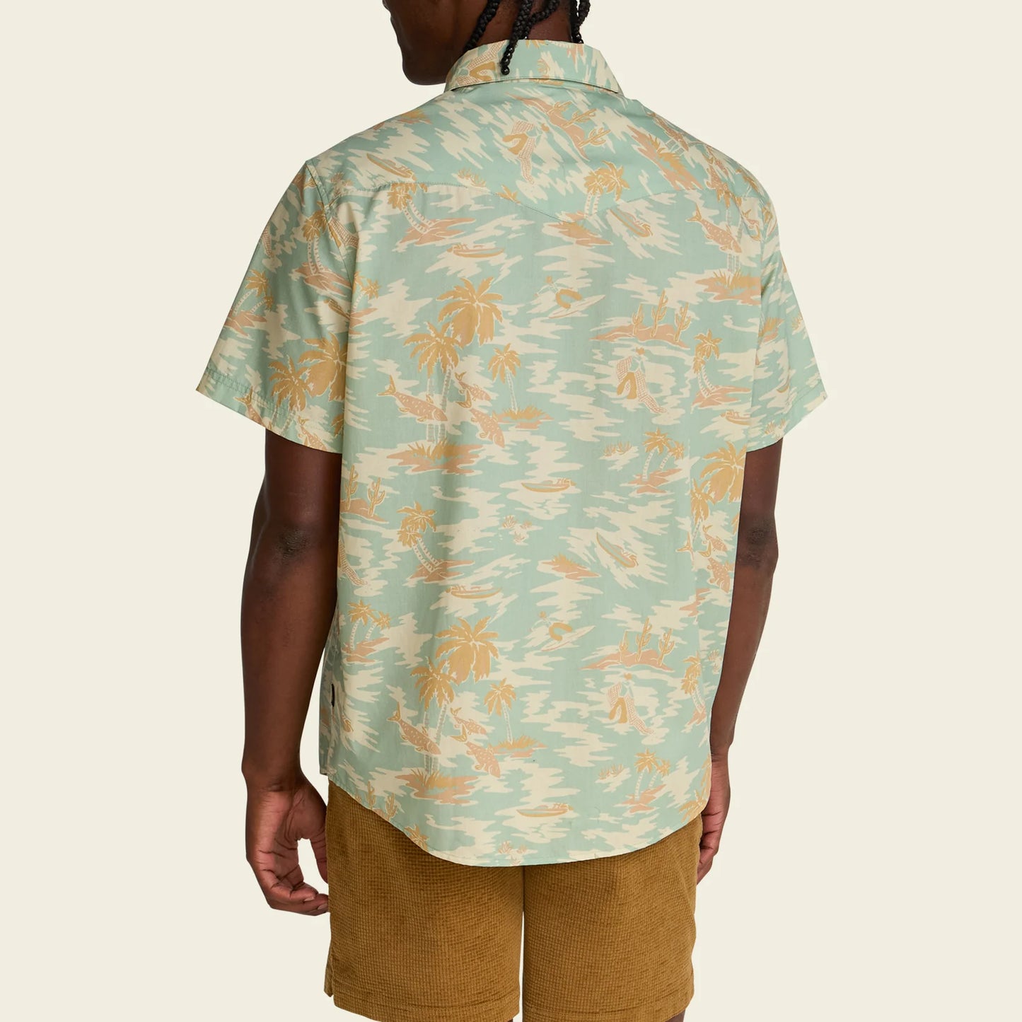 H Bar B Snapshirt - Dreamland - Seafoam