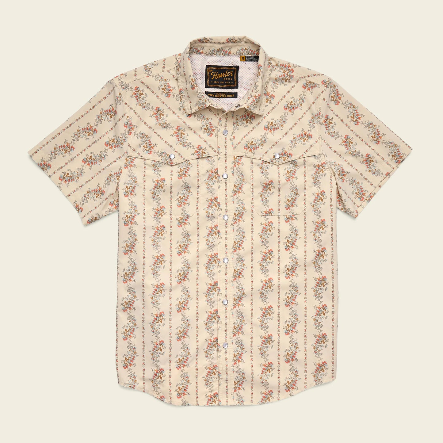 Open Country Tech Shirt - Grampa's Curtains - Natural