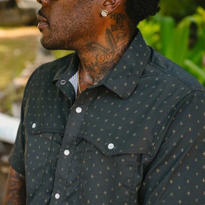 Open Country Tech Shirt - Supernova - Antique Black