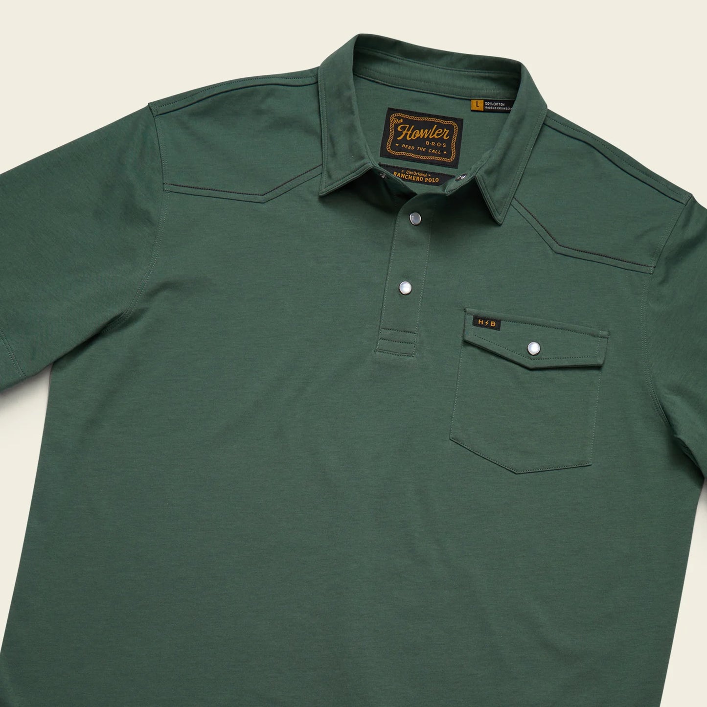 Ranchero Polo - Fern Green