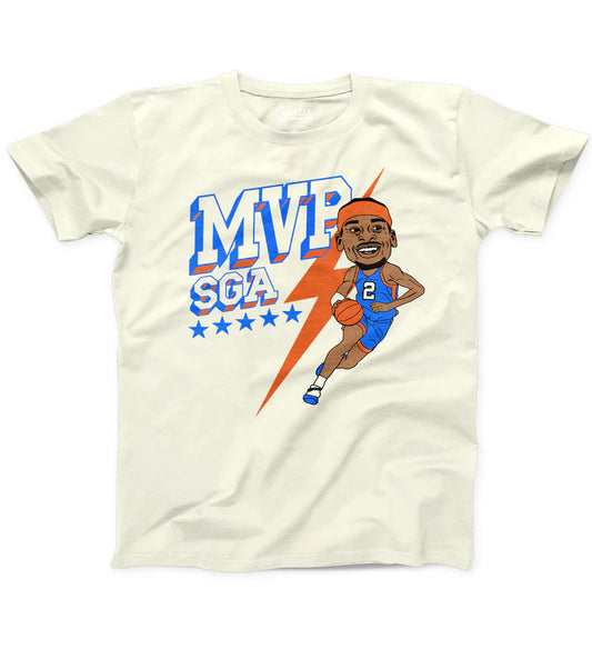 MVP SGA Cartoon Tee - Natural