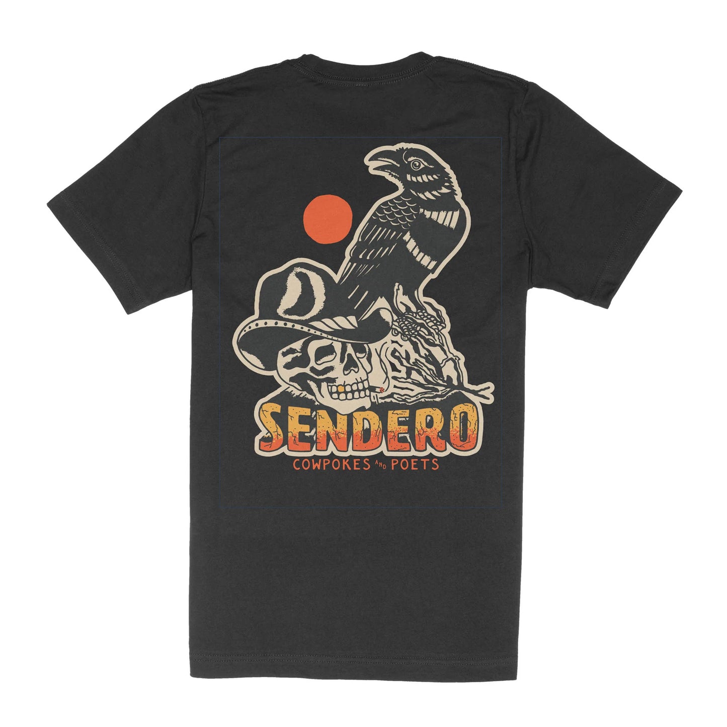 Cowpokes & Poets T-Shirt - Black