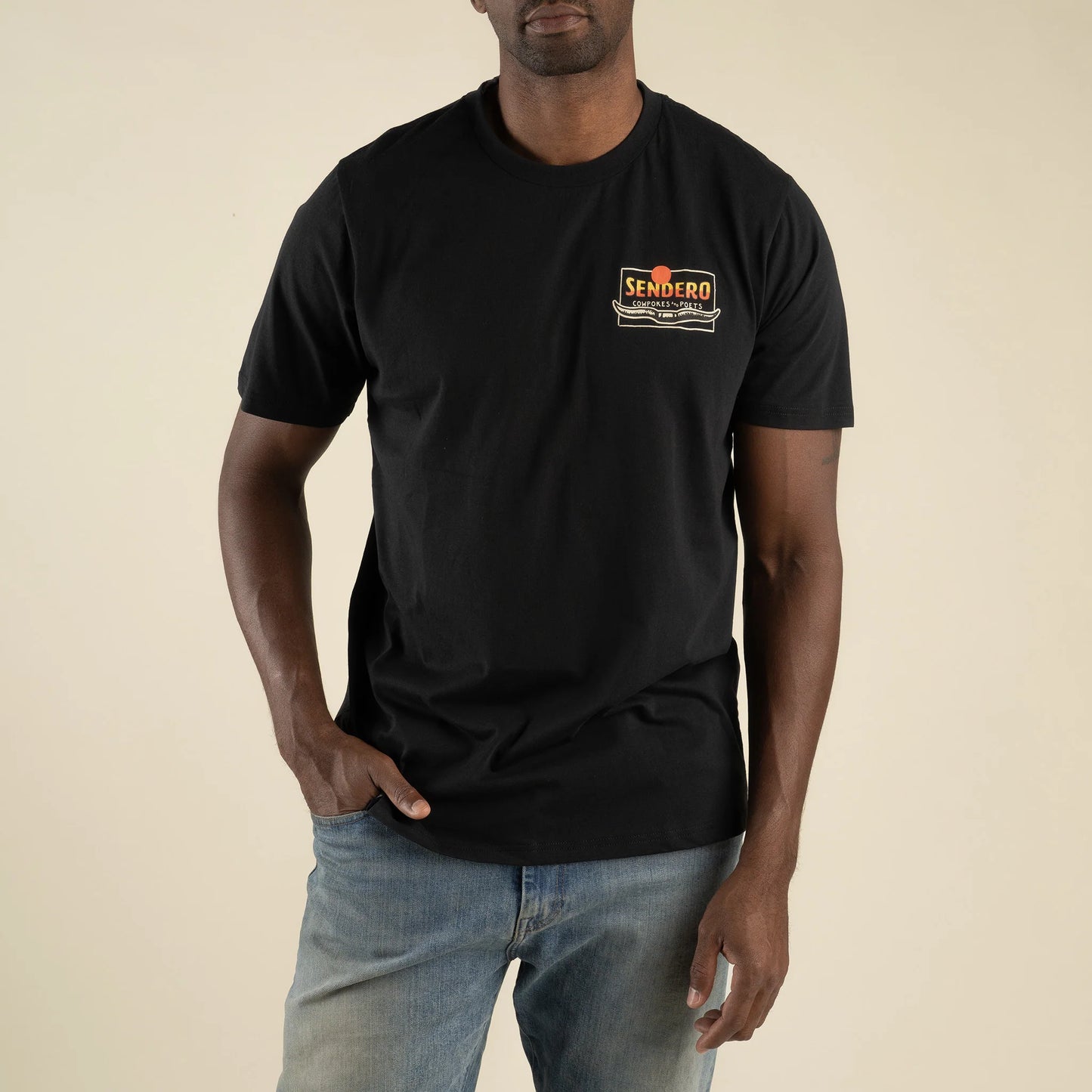 Cowpokes & Poets T-Shirt - Black