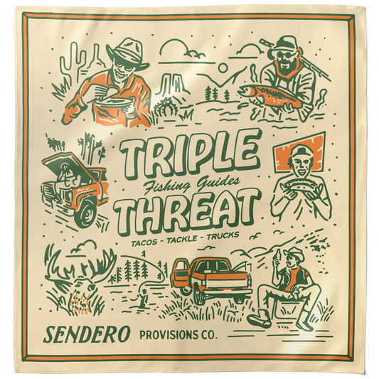 Triple Threat Bandana - Green