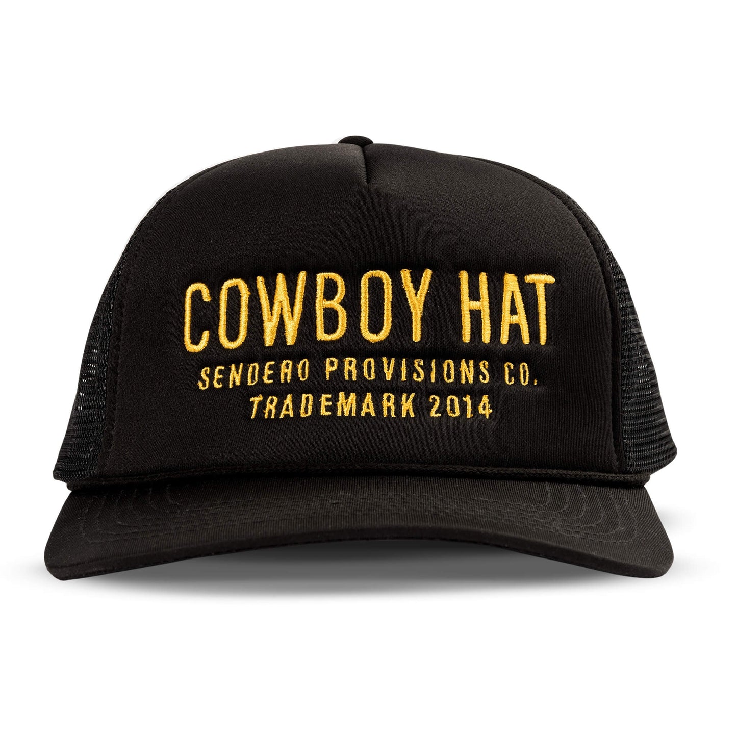 Cowboy Hat-Black/Gold