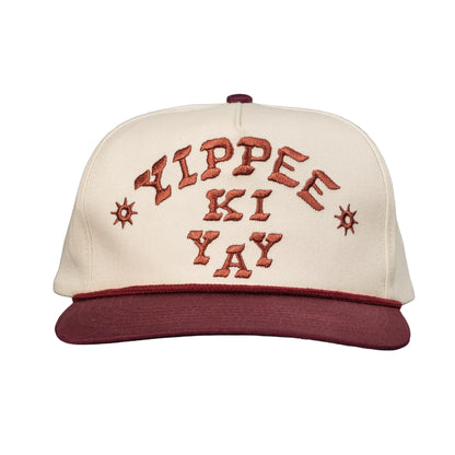 Yippee Ki Yay Hat - White