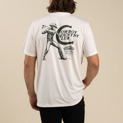 Cowboy Country Club T-Shirt - Vintage White