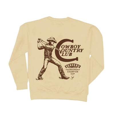 Cowboy Country Club Sweatshirt - Cream