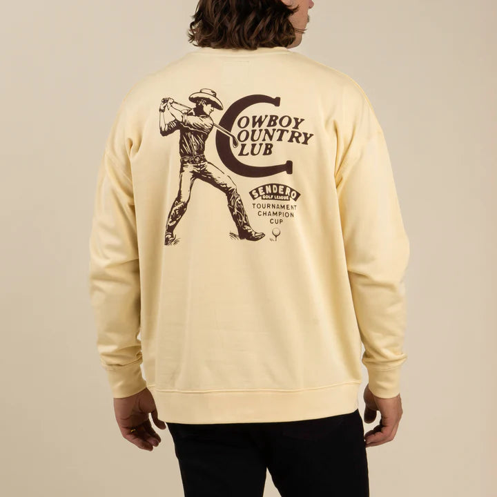 Cowboy Country Club Sweatshirt - Cream