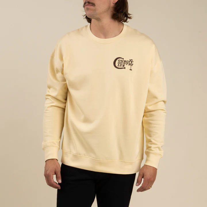 Cowboy Country Club Sweatshirt - Cream