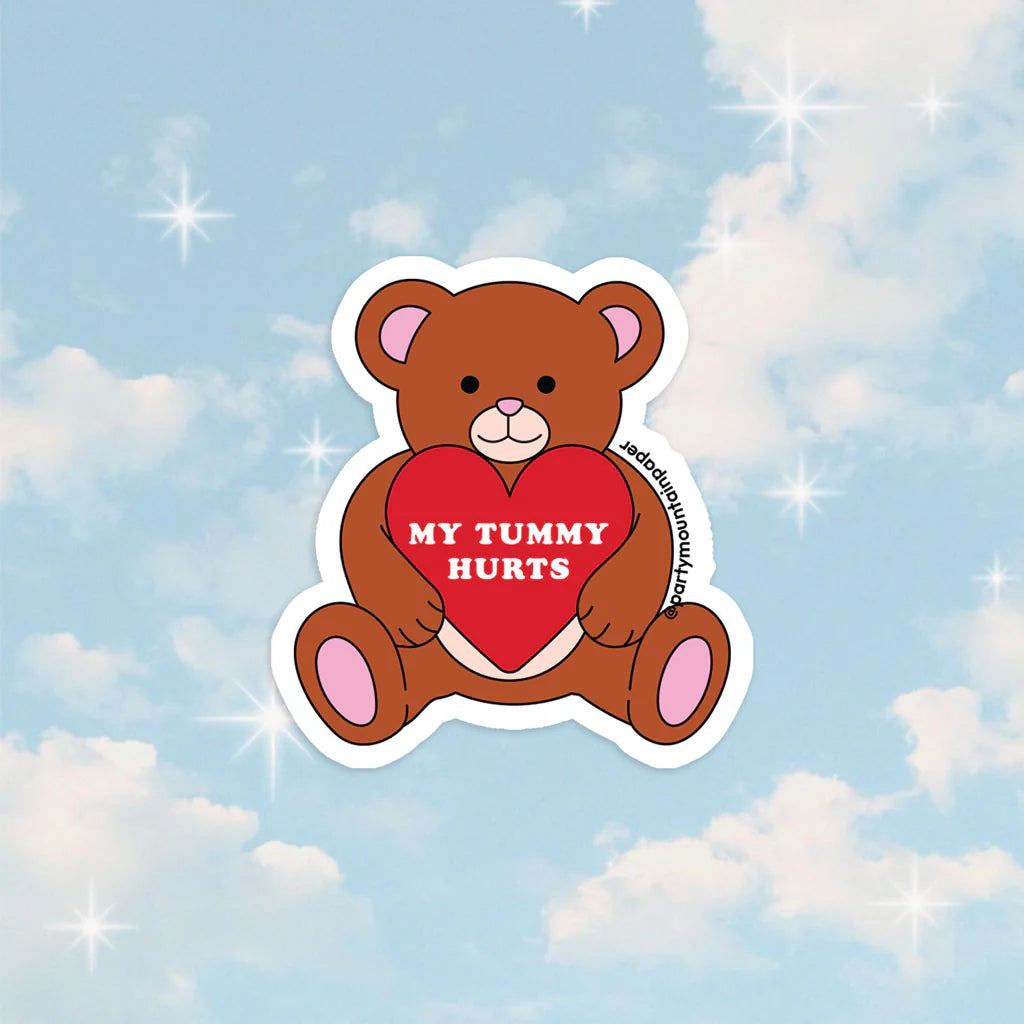 My Tummy Hurts Sticker