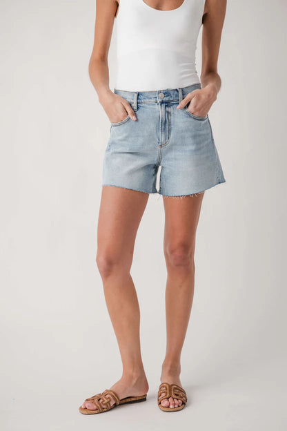 Jonah Mid Rise Relaxed Short - Avalon