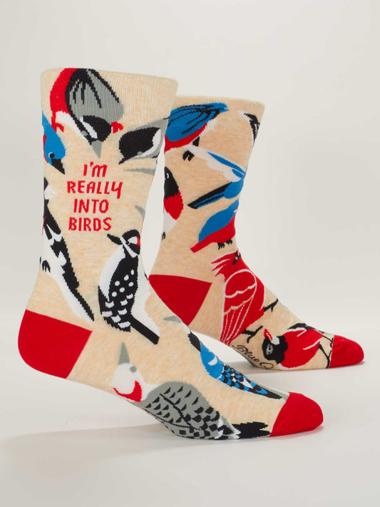 I'm Really Into Birds M-Crew Socks