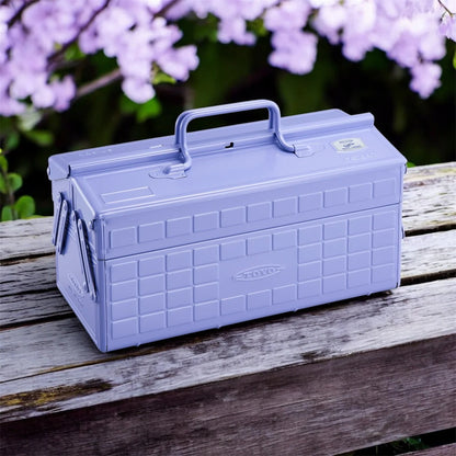 Steel Toolbox w/ Cantilever Lid - Lilac