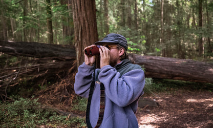 Standard Issue 10x25 Waterproof Binoculars - Sarcodes Red