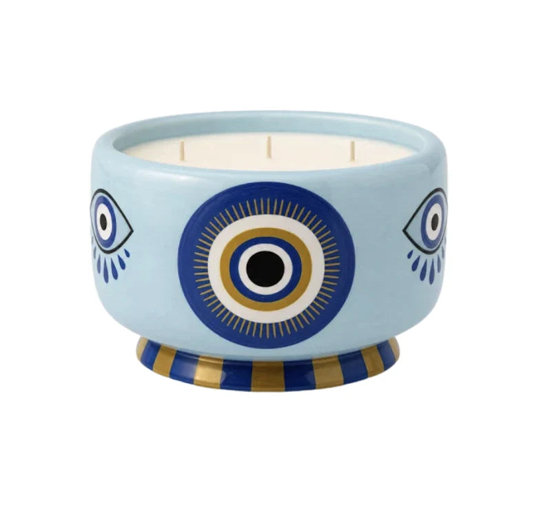 24 oz Ceramic Eye Candle - Incense & Smoke