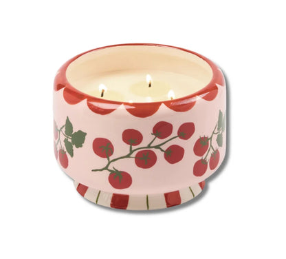 24 oz Ceramic Tomato Vine Candle - Heirloom Tomato