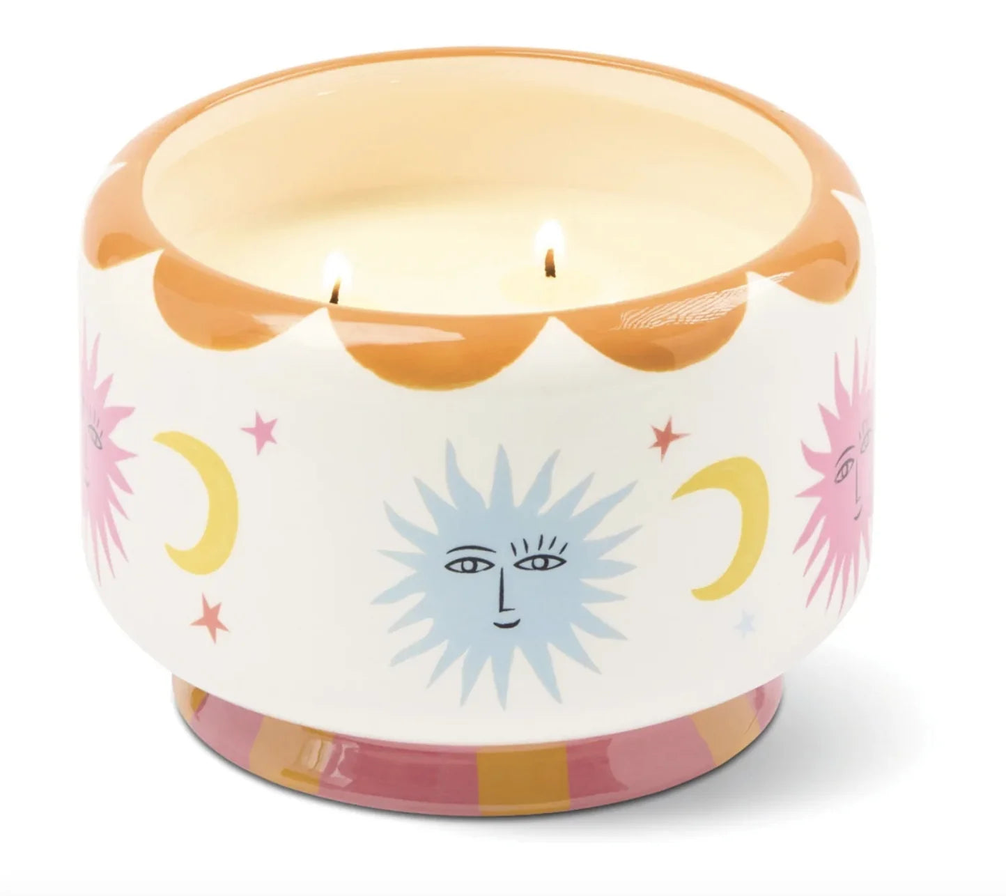 24 oz Ceramic Sun Candle - Orange Blossom