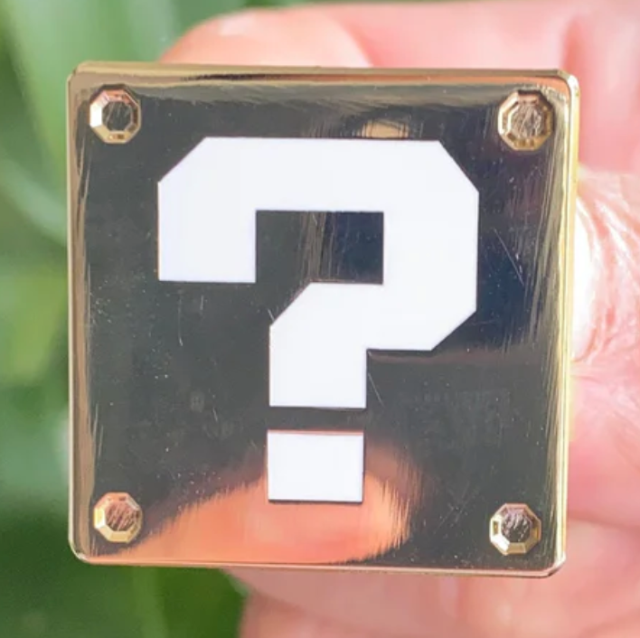 Mario Mystery Box Enamel Pin