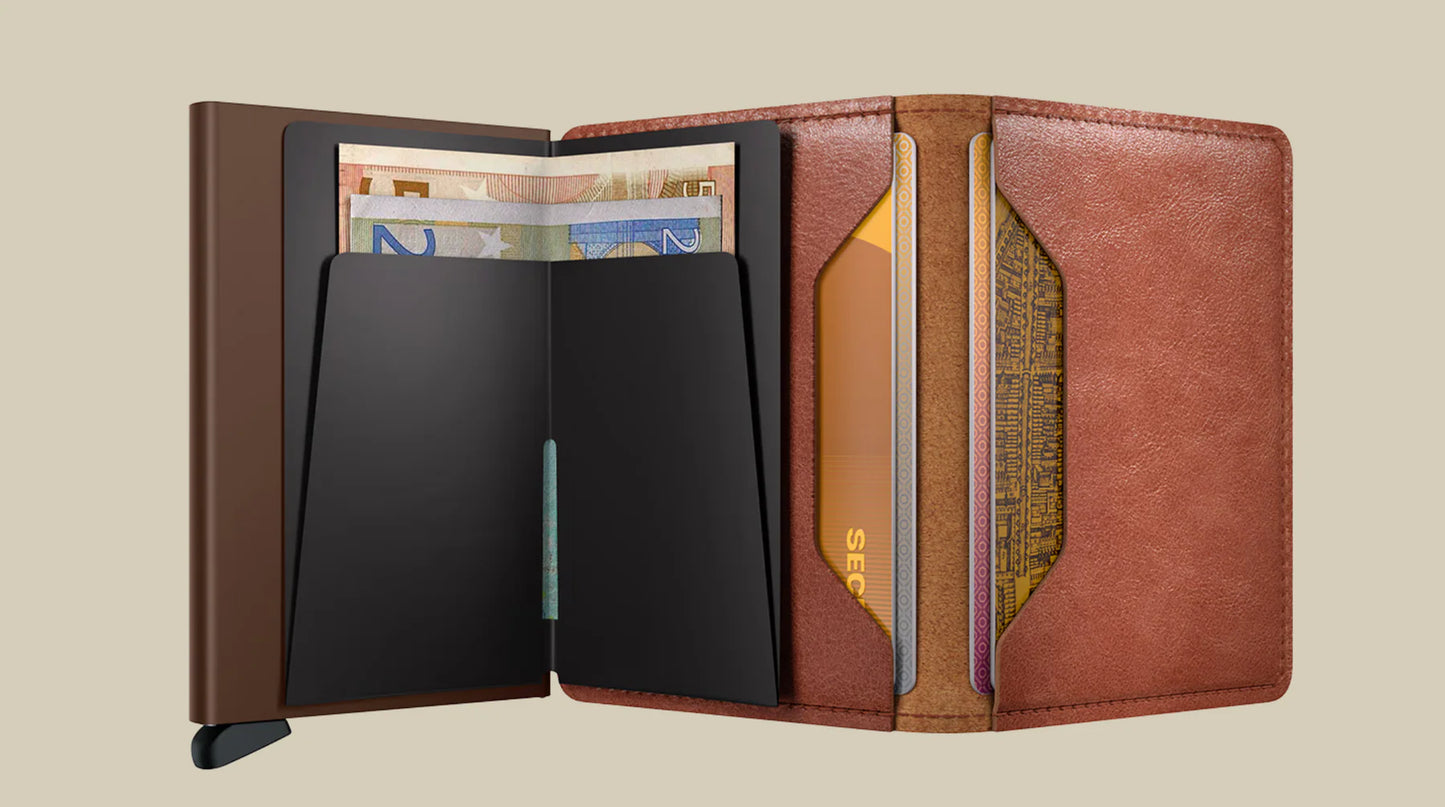 Slimwallet - Vintage Cognac/Brown