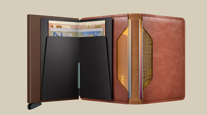 Slimwallet - Vintage Cognac/Brown