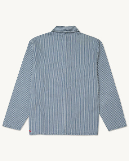 Shepherds Shirt in Indigo Hickory Stripe