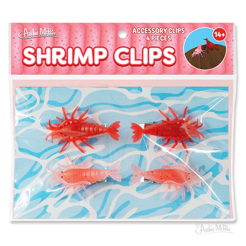 Clips - Shrimp - Set of Four