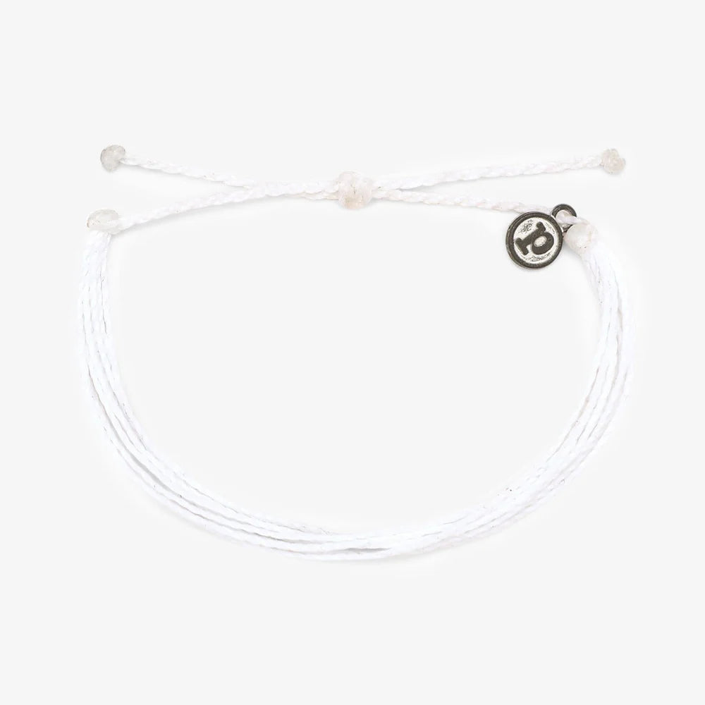 Bright Solid Bracelet - White