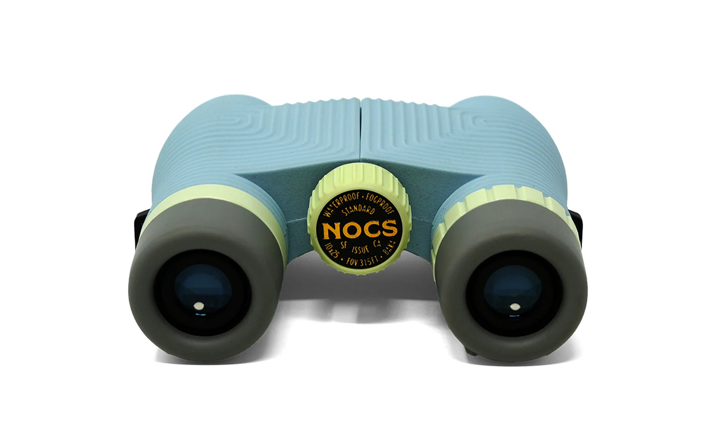 Standard Issue 10x25 Waterproof Binoculars - Celeste Blue