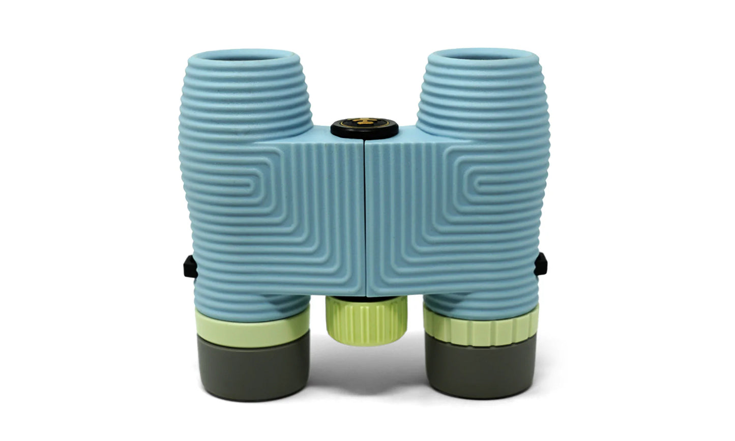 Standard Issue 10x25 Waterproof Binoculars - Celeste Blue