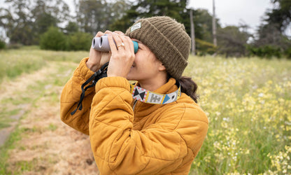 Standard Issue 8x25 Waterproof Binoculars - Alpaca Purple