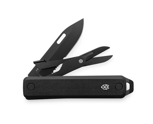 The Ellis Scissors - Black/Black - G10 Straight