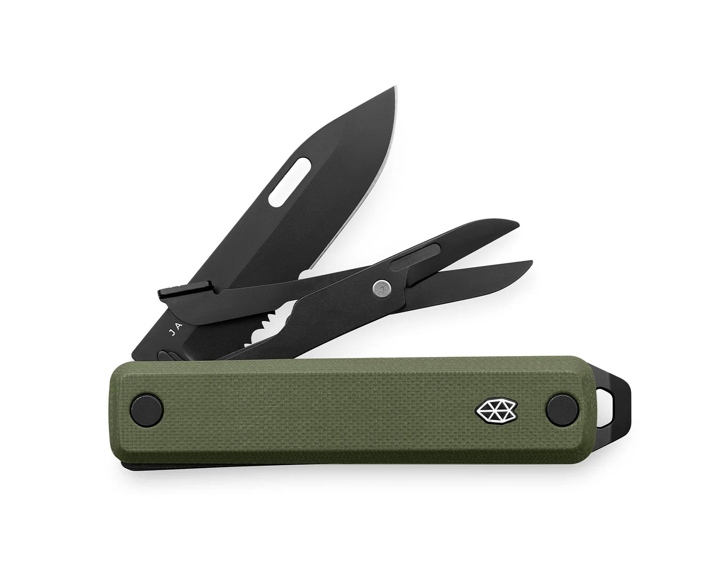 The Ellis Scissors - OD Green/Black - G10 Serrated