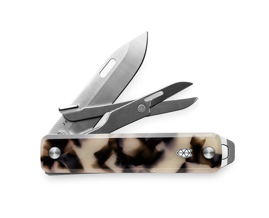 The Ellis Scissors - Desert Tortoise/Stainless - Eco-Acetite